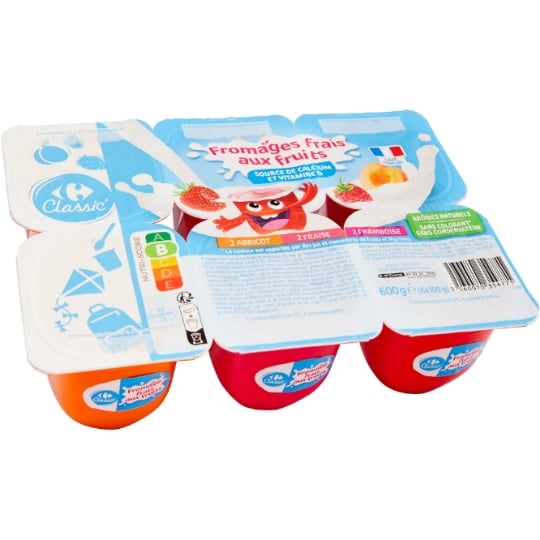 Fromage frais aux fruits CARREFOUR CLASSIC'