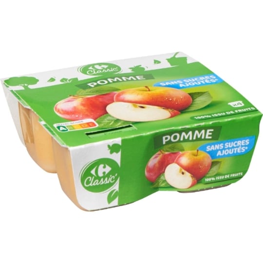 Compote Sans Sucres CARREFOUR CLASSIC'