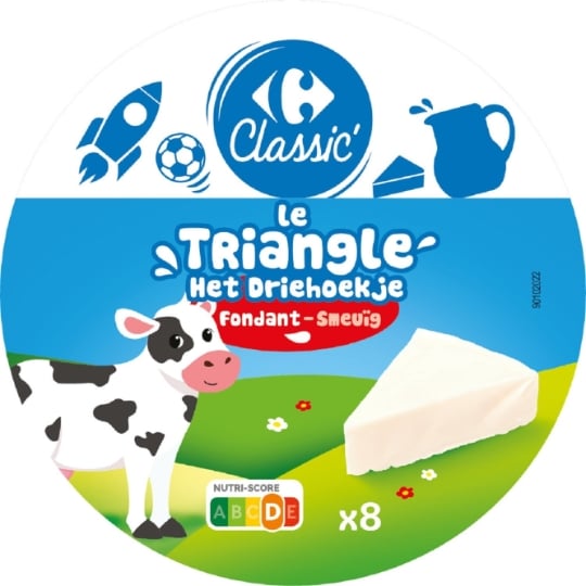 Fromage triangle fondant CARREFOUR CLASSIC'