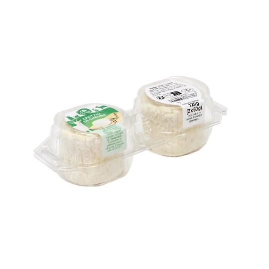 Crottin de chèvre coagulant microbien CARREFOUR CLASSIC'