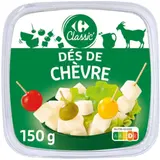 Dés de Fromage de Chèvre CARREFOUR CLASSIC'