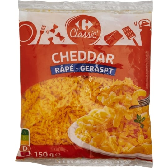 Fromage Râpé Cheddar CARREFOUR CLASSIC'