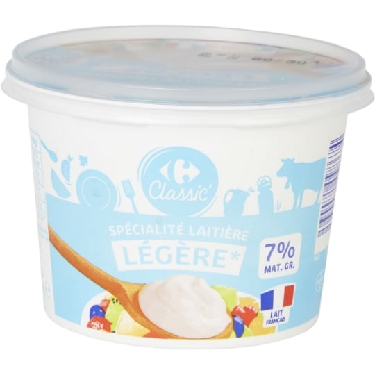 Crème 7% CARREFOUR CLASSIC'