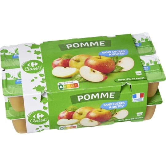 Compote Sans Sucres CARREFOUR CLASSIC'