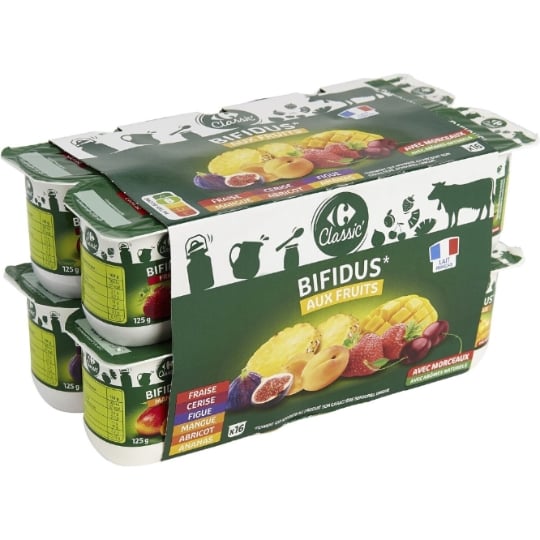 Yaourts aux fruits bifidus CARREFOUR CLASSIC'