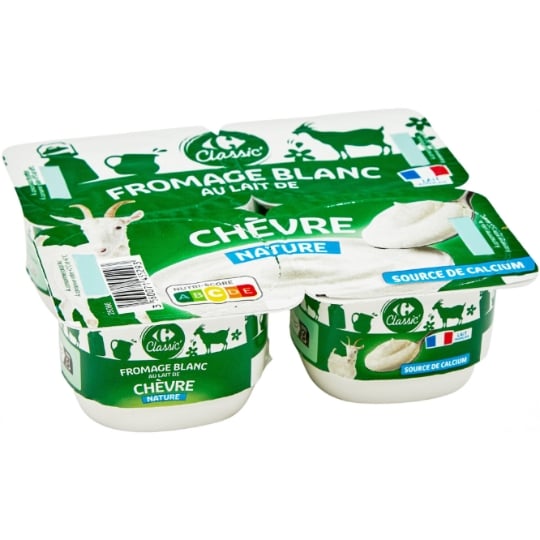 Dessert Fromage Blanc Nature CARREFOUR CLASSIC'
