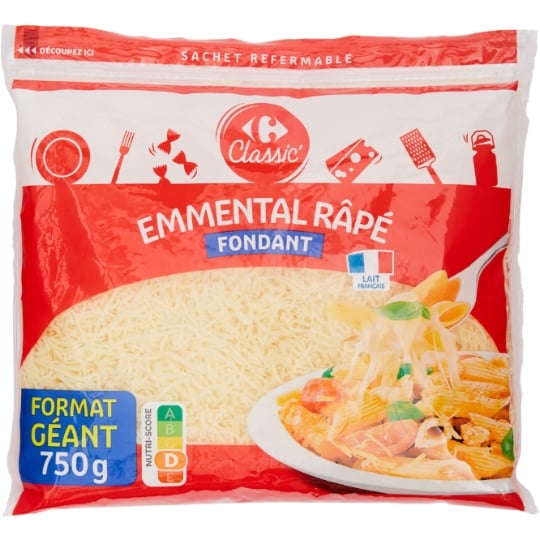 Fromage Râpé Emmental CARREFOUR CLASSIC'