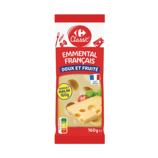 Emmental français doux et fruité CARREFOUR CLASSIC'