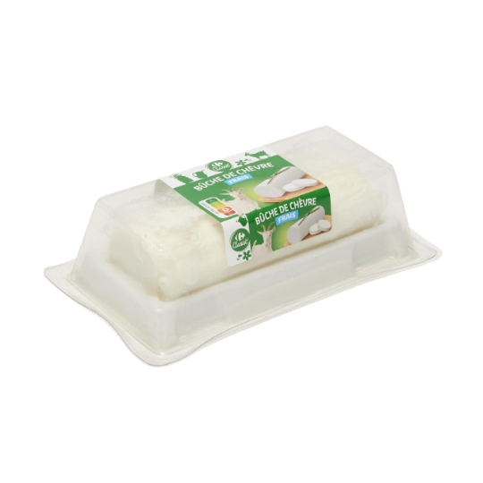 Bûche de chèvre au lait de chèvre pasteurisé et frais CARREFOUR CLASSIC'