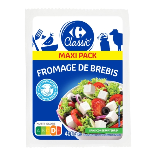 Fromage brebis CARREFOUR CLASSIC'