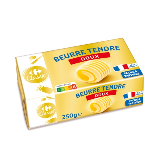 Beurre Tendre Doux CARREFOUR CLASSIC'