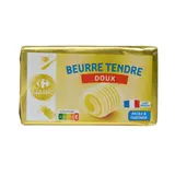 Beurre tendre doux CARREFOUR CLASSIC'