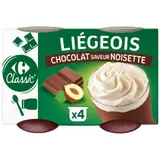 Liegeois Chocolat noisettes CARREFOUR