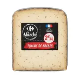 Tomme de Brebis au Lait de Brebis à Pâte Pressée Non Cuite CARREFOUR LE MARCHE