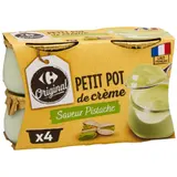 Dessert crème pistache CARREFOUR ORIGINAL