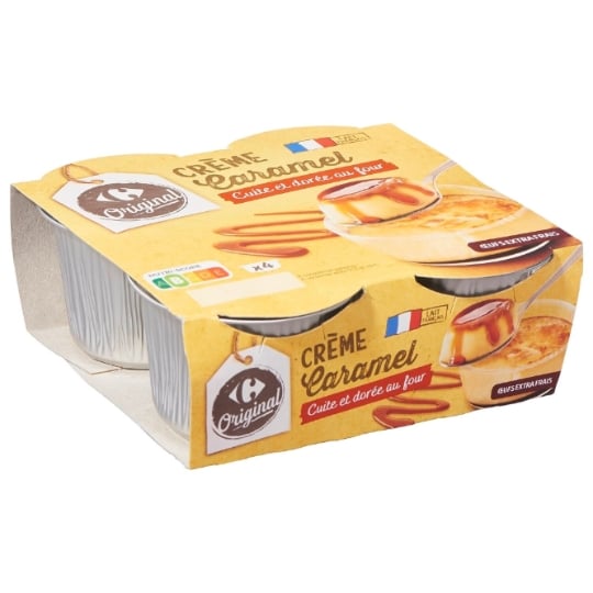 Crème  caramel CARREFOUR ORIGINAL