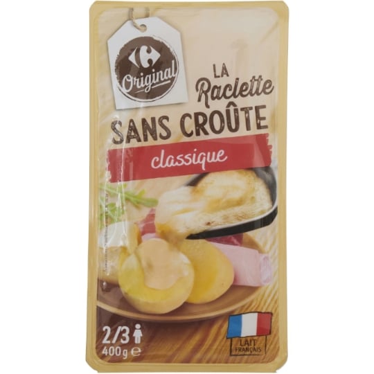 Fromage à raclette Cmassique sans Croûte CARREFOUR ORIGINAL