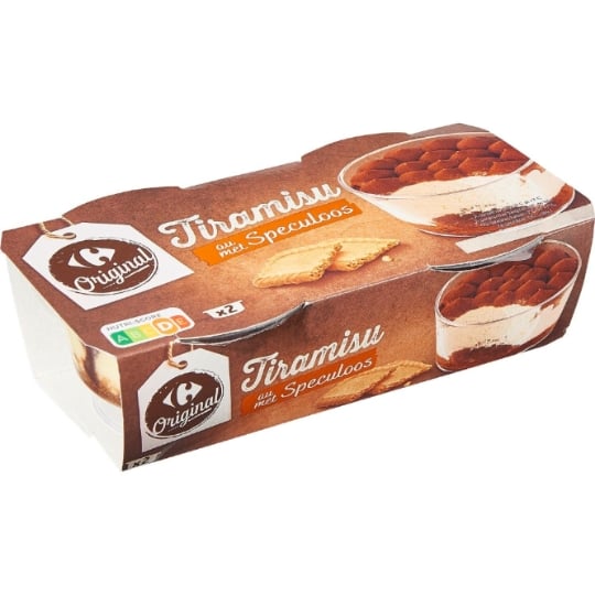 Dessert Tiramisu au spéculoos CARREFOUR ORIGINAL
