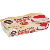 Dessert panna cotta à la framboise CARREFOUR ORIGINAL