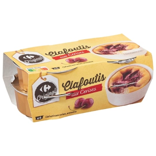 Dessert clafoutis aux cerises CARREFOUR ORIGINAL