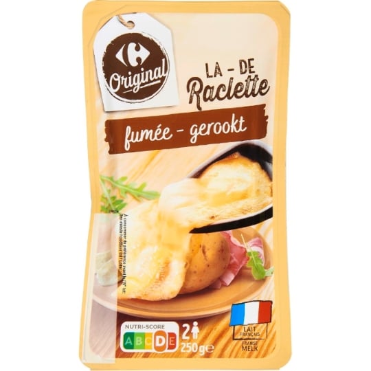 Fromage à Raclette en Tranches Fumée CARREFOUR ORIGINAL