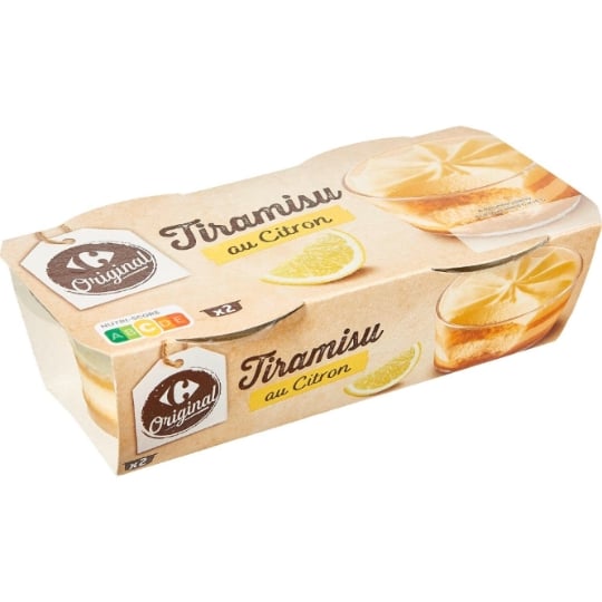 Dessert Tiramisu au citron CARREFOUR ORIGINAL