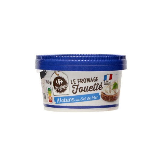 Fromage à tartiner fouetté nature CARREFOUR ORIGINAL