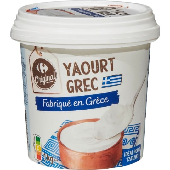 Yaourts à la Grecque Grec CARREFOUR ORIGINAL