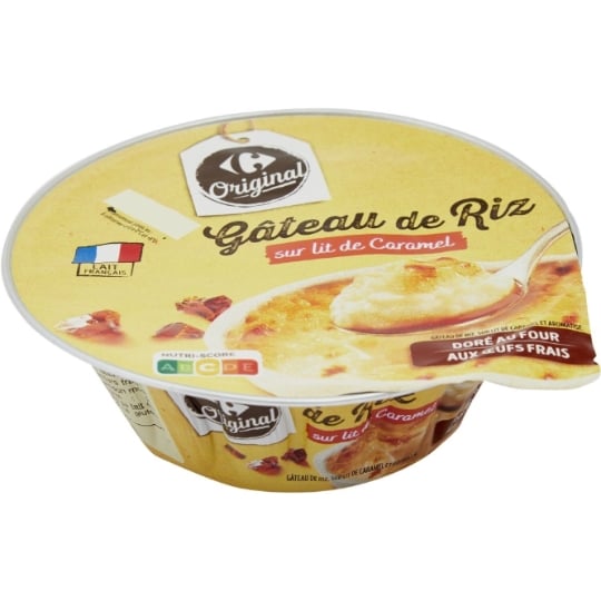 Dessert gâteau de riz caramel CARREFOUR ORIGINAL