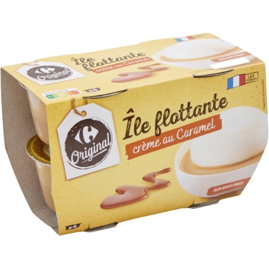 Dessert ile flottante caramel CARREFOUR ORIGINAL