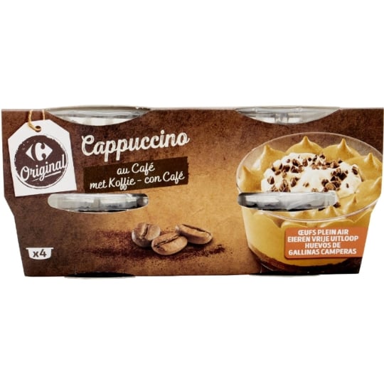 tiramisu au café café cappuccino CARREFOUR ORIGINAL