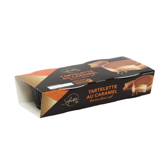 Dessert Tartelettes Caramel Beurre Demi-Sel CARREFOUR SELECTION