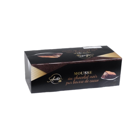 Desserts mousse chocolat noir CARREFOUR SELECTION