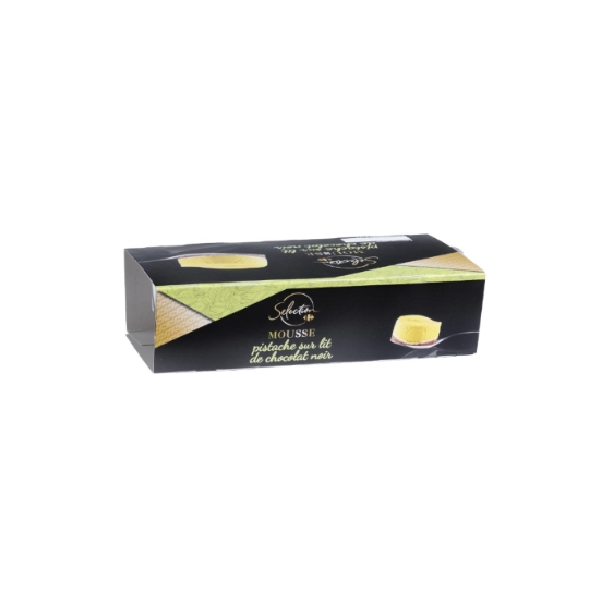 Dessert Mousse pistache chocolat noir CARREFOUR SELECTION