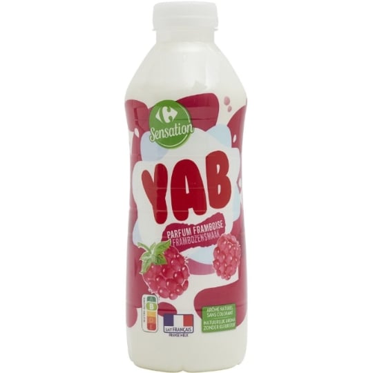 Yaourt à boire framboise CARREFOUR SENSATION