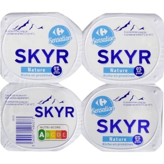 Skyr 0% MG CARREFOUR SENSATION
