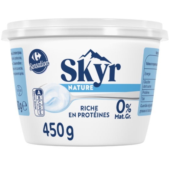 Skyr 0% MG CARREFOUR SENSATION