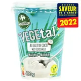 Dessert végétal lait de coco nature CARREFOUR SENSATION