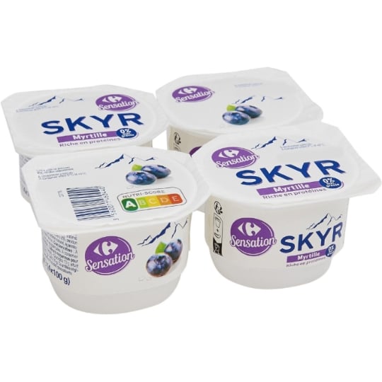 Skyr Myrtille 0% MG CARREFOUR SENSATION