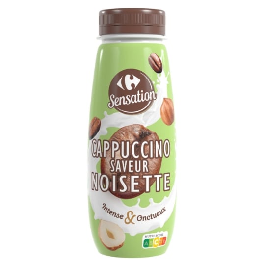 Boisson Cappuccino saveur noisette CARREFOUR SENSATION