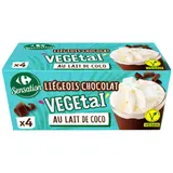 Dessert végétal Liégeois chocolat CARREFOUR SENSATION
