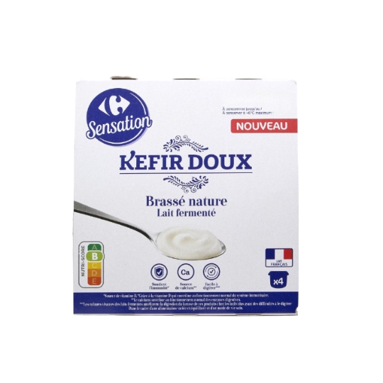 Kéfir brassé, doux et source de calcium CARREFOUR SENSATION
