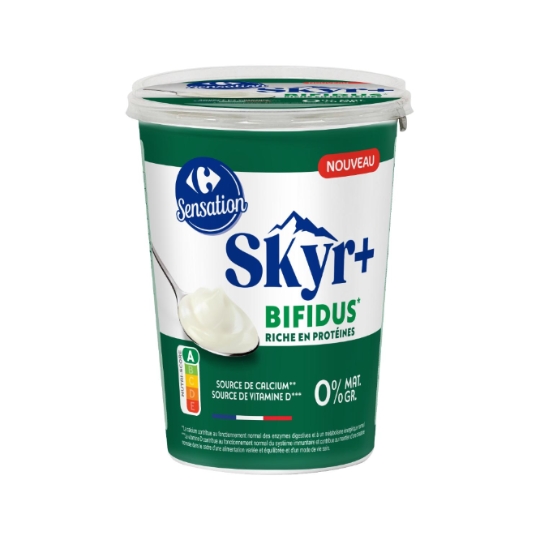 Skyr au bifidus, riche en protéines et source de calcium CARREFOUR SENSATION