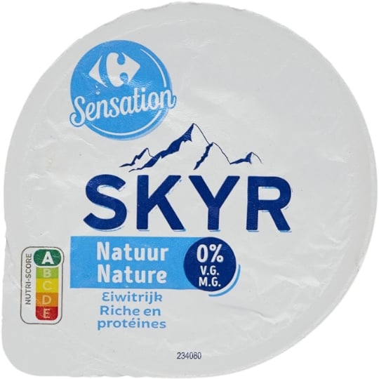 Skyr 0% MG CARREFOUR SENSATION
