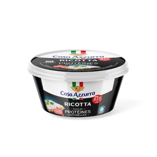 Ricotta riche en protéines -60% MG CASA AZZURRA