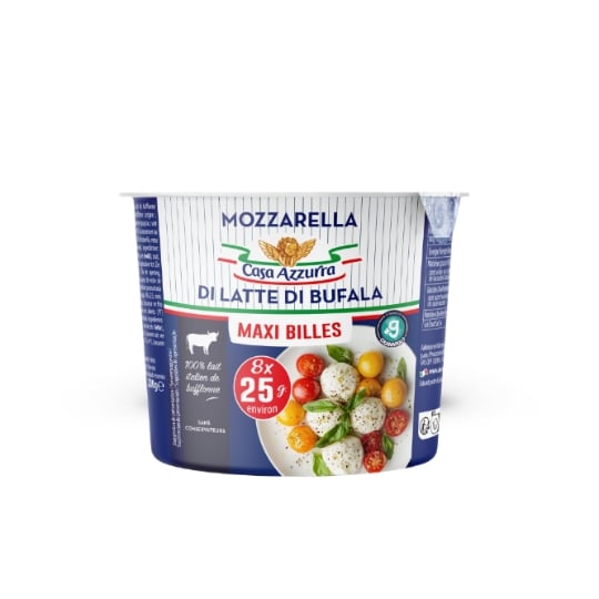 Mozzarella Di Latte Di Bufala Maxi Billes CASA AZZURRA