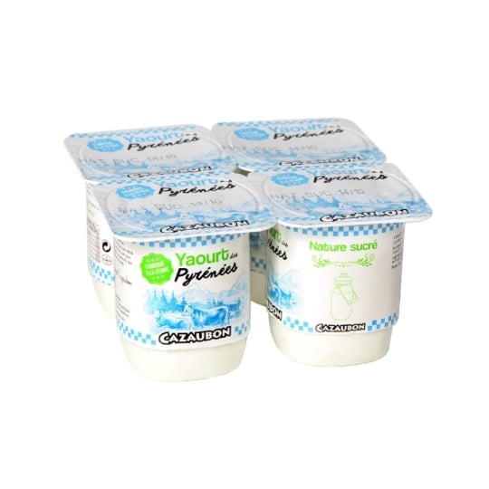 Yaourts Nature Sucré CAZAUBON