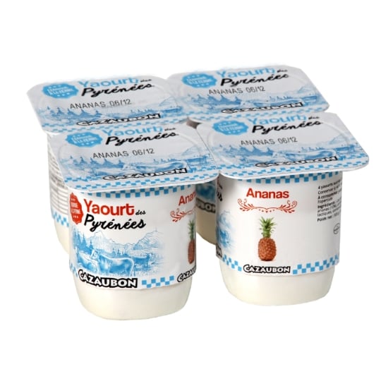 Yaourts à l'ananas CAZAUBON