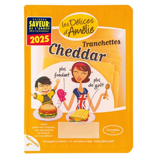 Fromage en Tranches Cheddar CENTURION