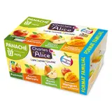Compote Panaché Pomme Abricot Poire Mangue Sans Sucres Ajoutés CHARLES & ALICE
